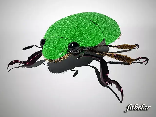Scarab beetle 3D model