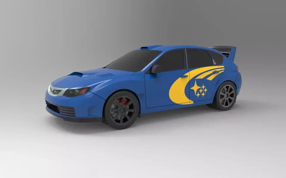 SUBARU IMPREZA WRX Free 3D model