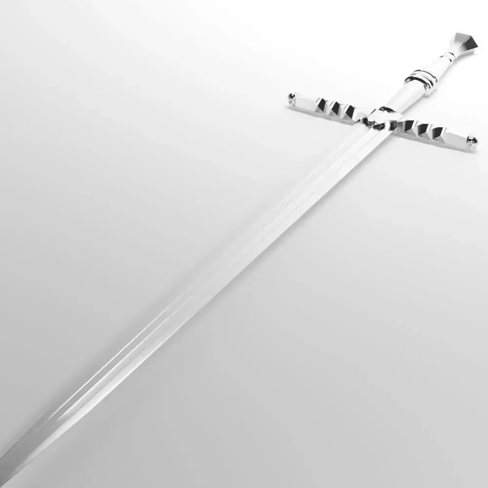 Witcher sword Low-poly 3D model get