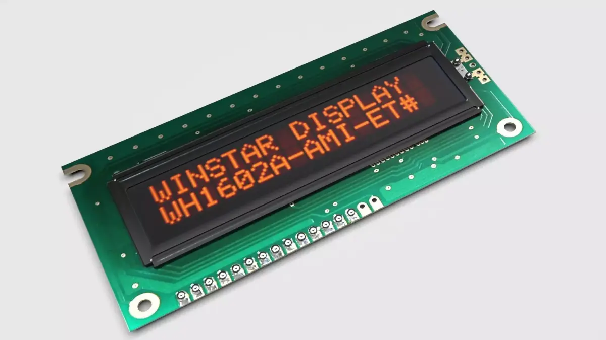 Liquid Crystal Display Screen Component 3D model