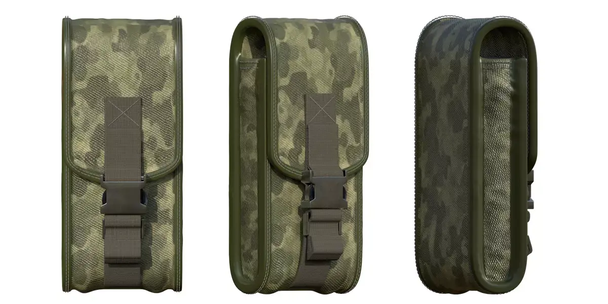 military pouch Free 3D model