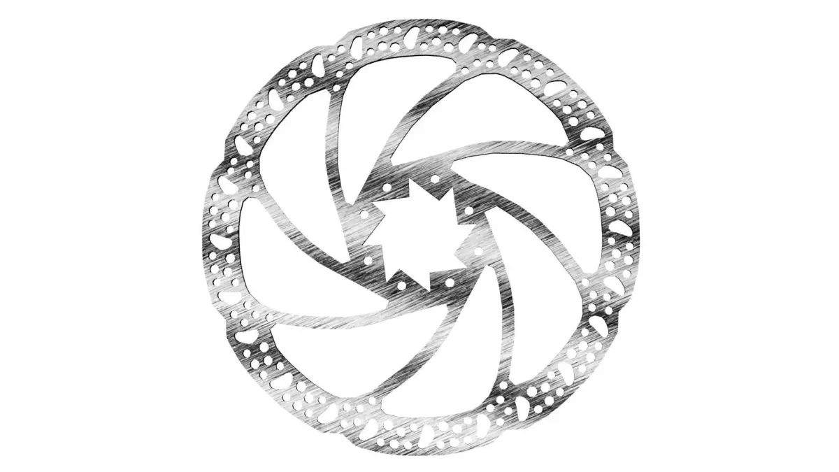 Realistic Bicycle Disc Brake Rotor 3D model