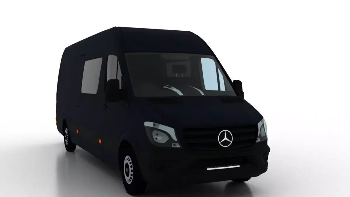 Mercedes Benz Sprinter L3H2 2015 Crew Van UK 3D model