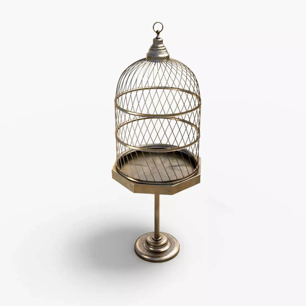 AntiqueBirdcage2 birdcage 3D model