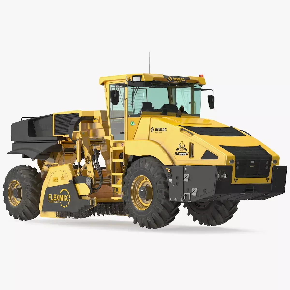 Bomag RS500 Recycler Soil Stabilizer 3D model