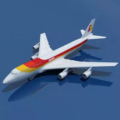 Iberia Airline of Spain Boeing 3D model