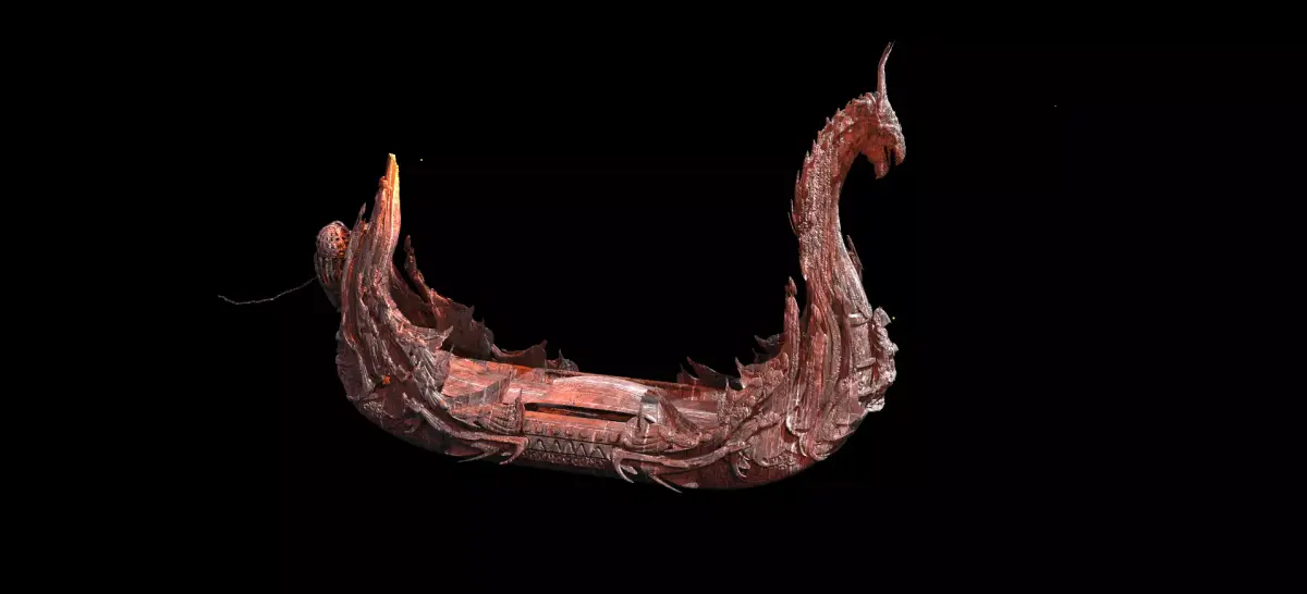 Underworld Ferry Boat small 3D model