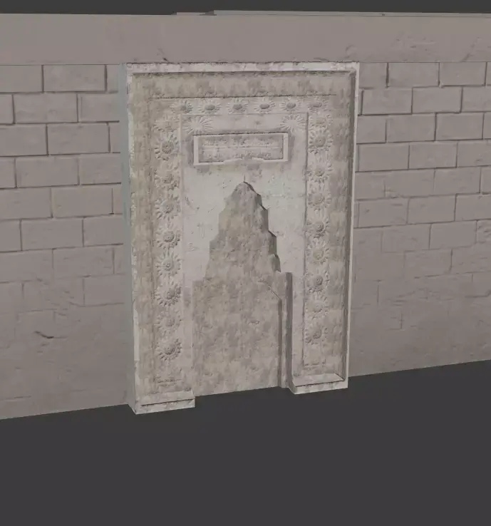 Gevser Nesibe Sifahanesi Low-poly 3D model