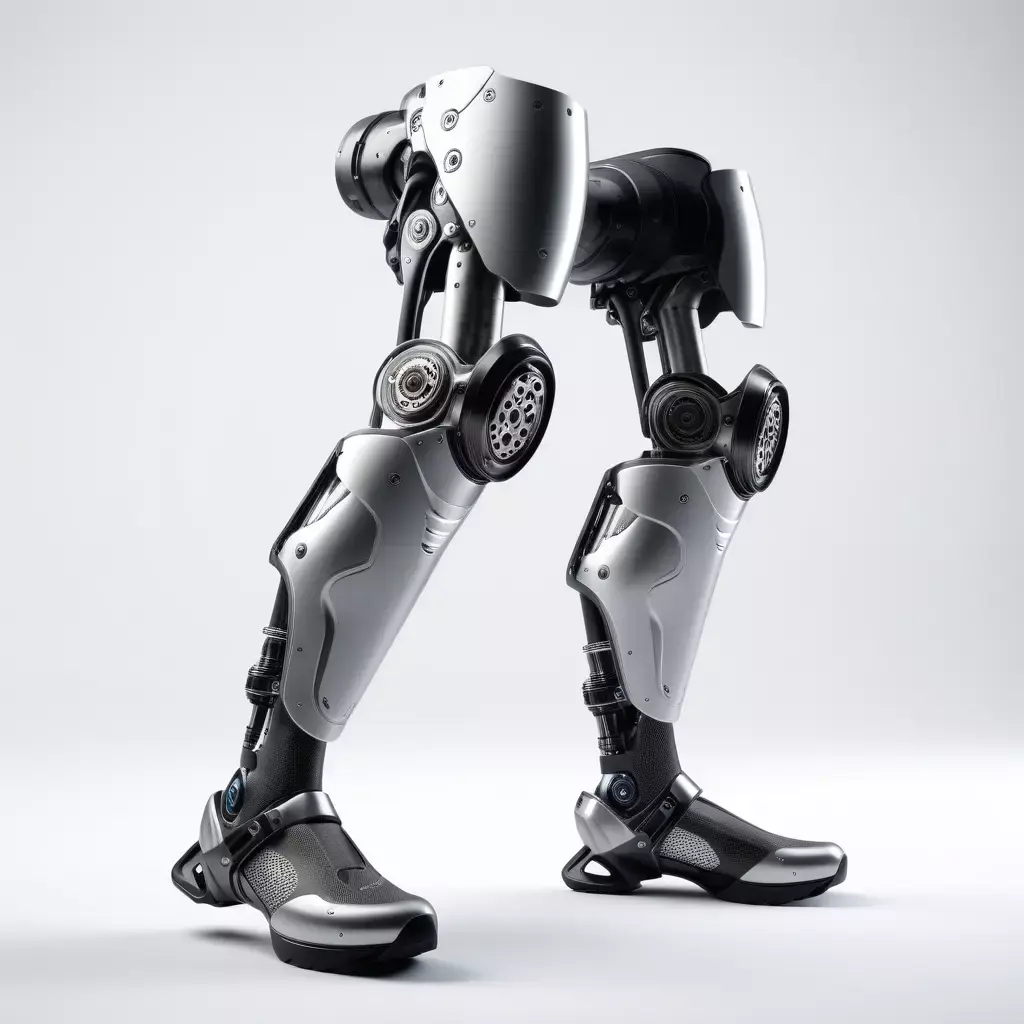 Cybernetic Prosthetic Leg 3D Model 3D model