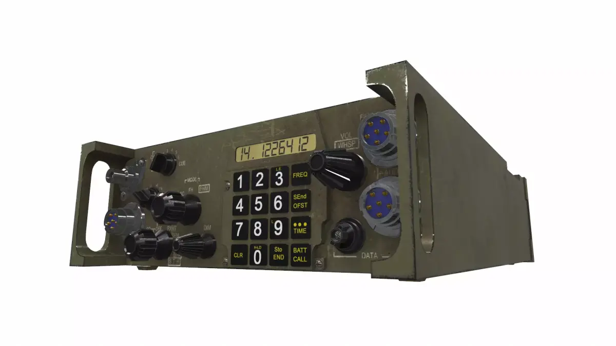 Radio military AN PRC-119 3D model
