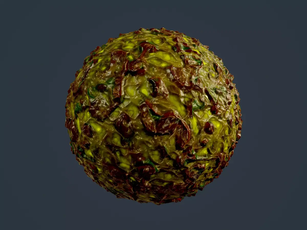 Sci-fi Alien Creature Environment Seamless PBR Texture 31 Texture