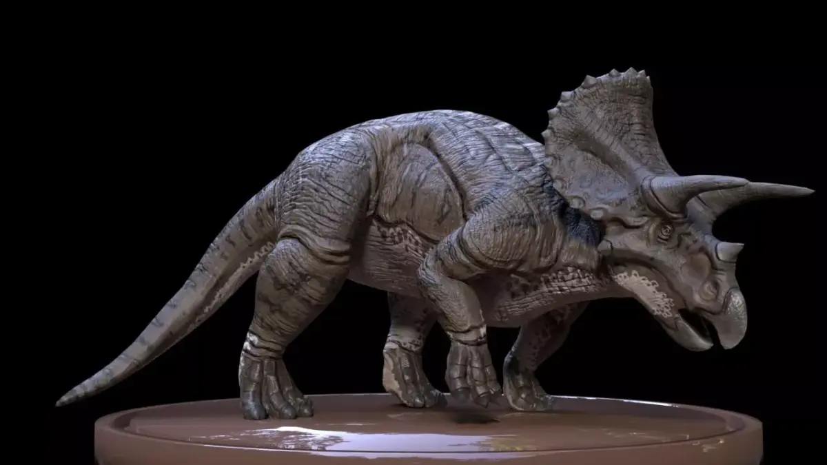 3D Triceratops dinosaur Low-poly 3D model