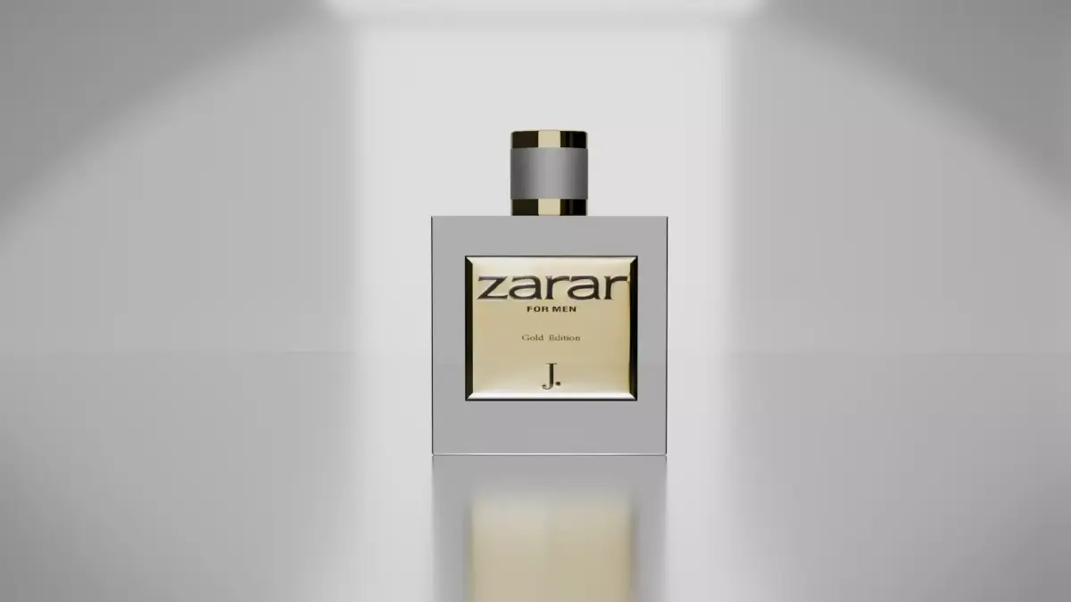 Zarar Perfume Bottle Special Low-poly 3D model