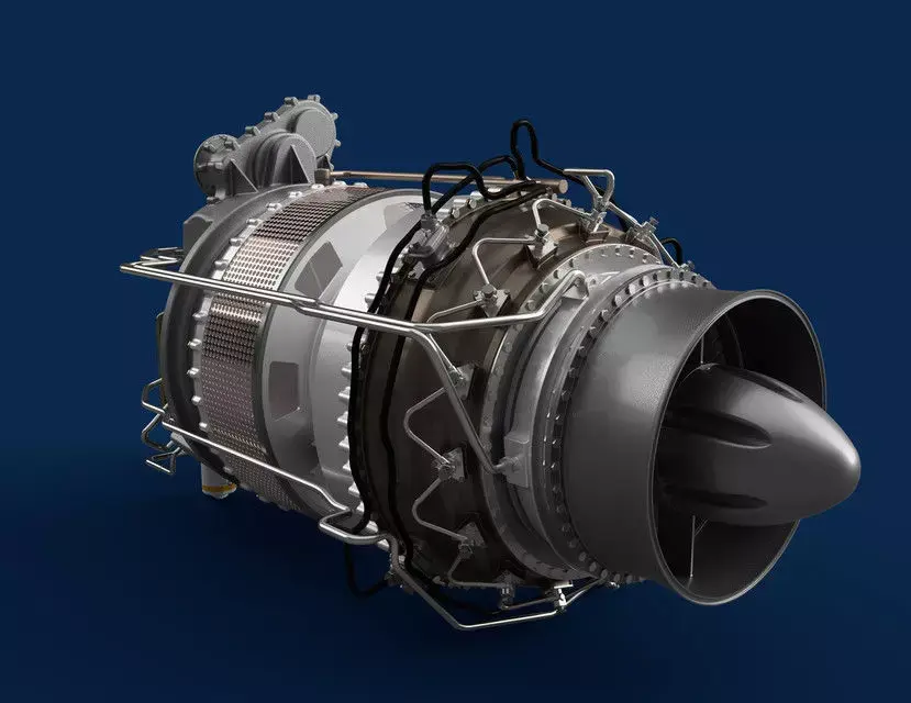 Helicopter turboshaft Free 3D model