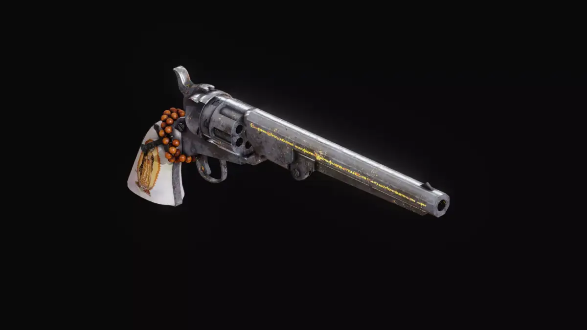 Monster Hunters 666 Cal Revolver Free low-poly 3D model