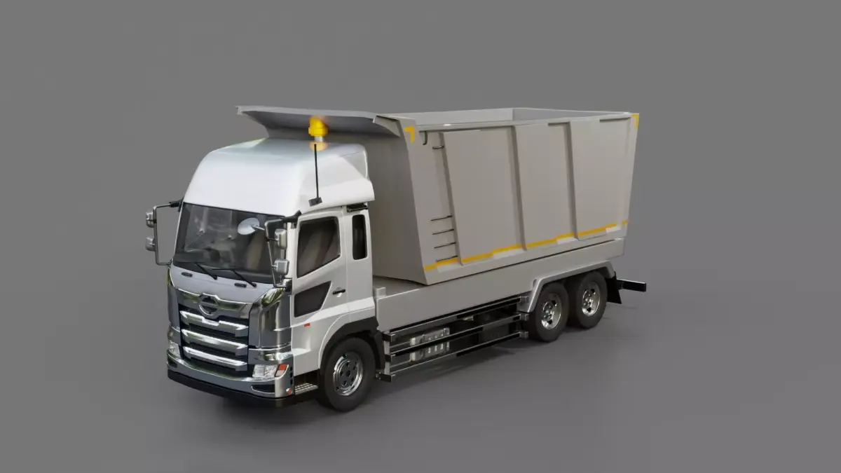 Hino Profia Tipper Truck 3D model