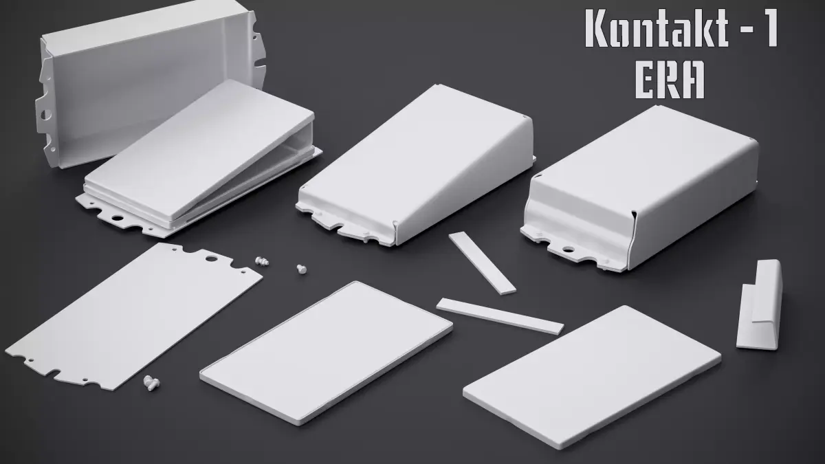 Kontakt-1 - ERA for Tank High Poly 3D print 3D model 3D print model