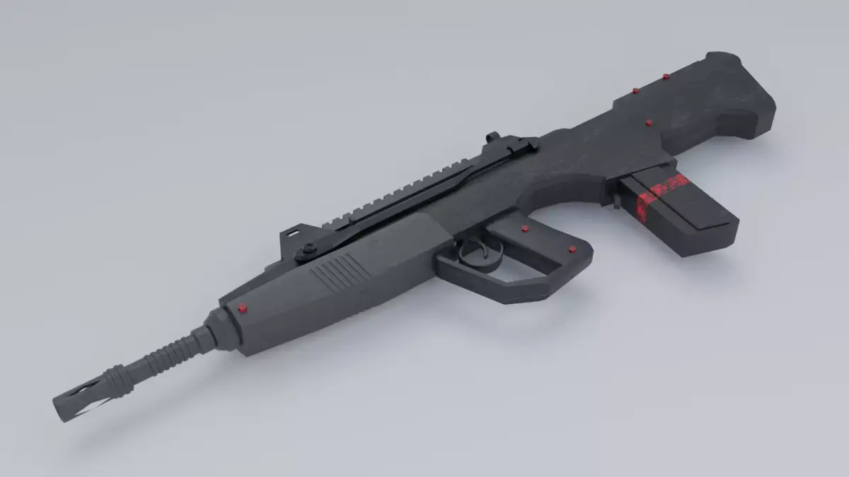FFAR-1 from Call of Duty Cold War 3D Model Low-poly 3D model