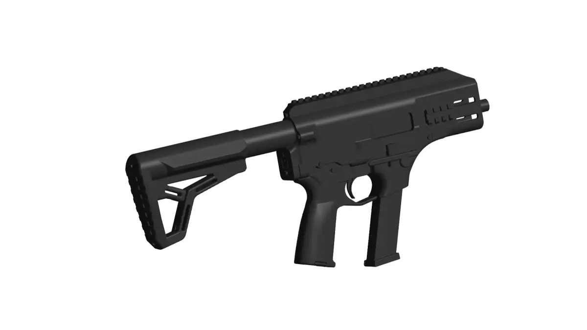FGC-9 MkII RIFLE 3D model