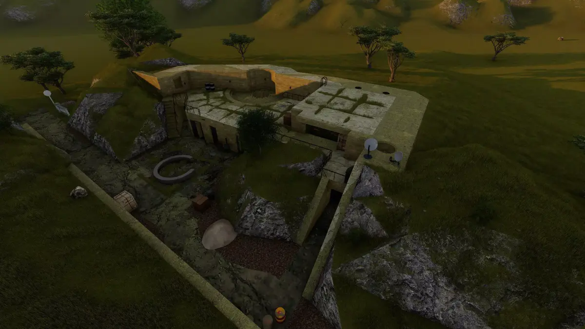 A Relic of the Past- crumbling fortress 3D model