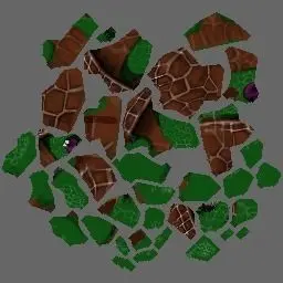 turtle001 world of warcraft shards Low-poly 3D model