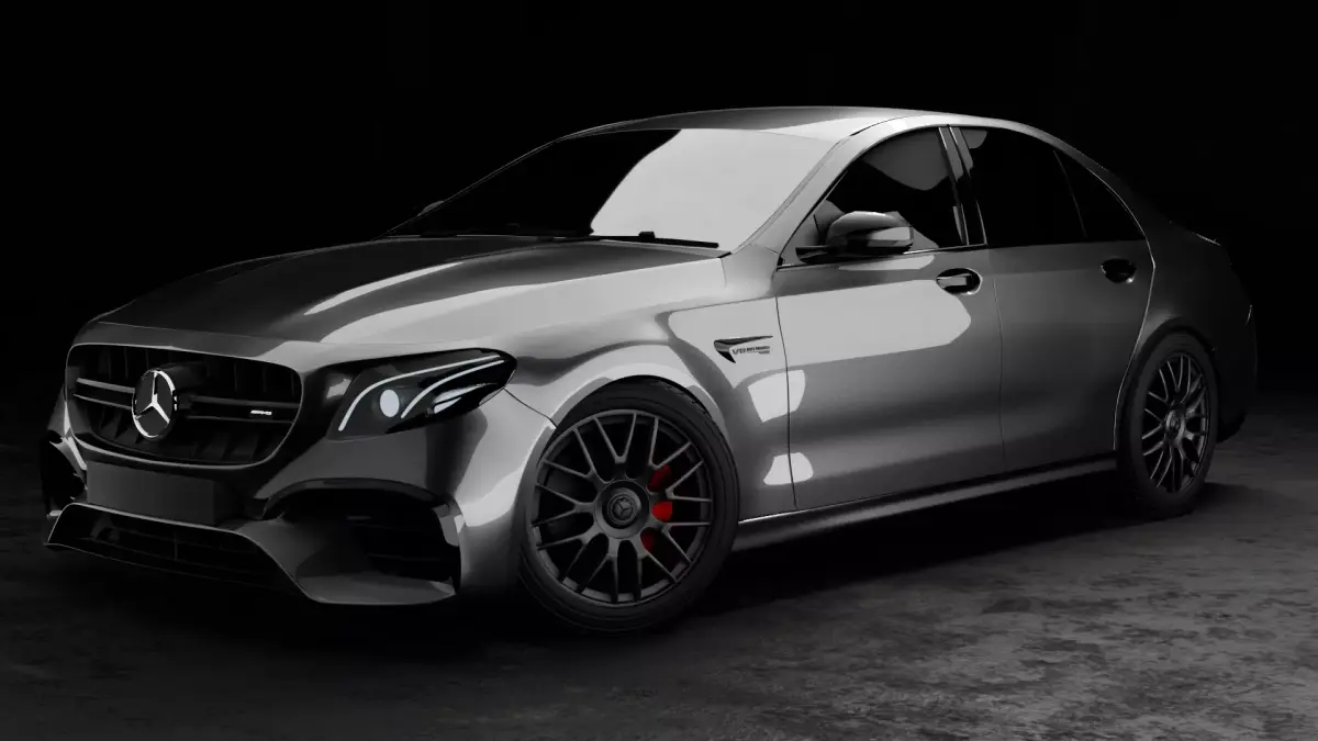 Mercedes-Benz E63s 3d model Free 3D model