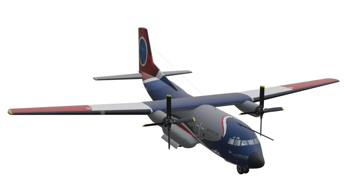 C-160 Transall Low-poly 3D model