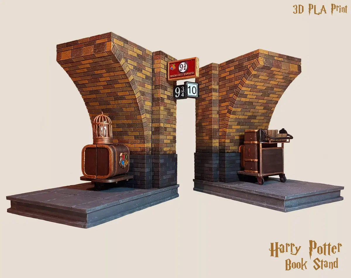 Harry Potter Book Stand 3D print model