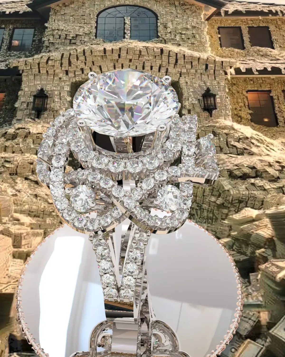 WomenRing 3D print model order
