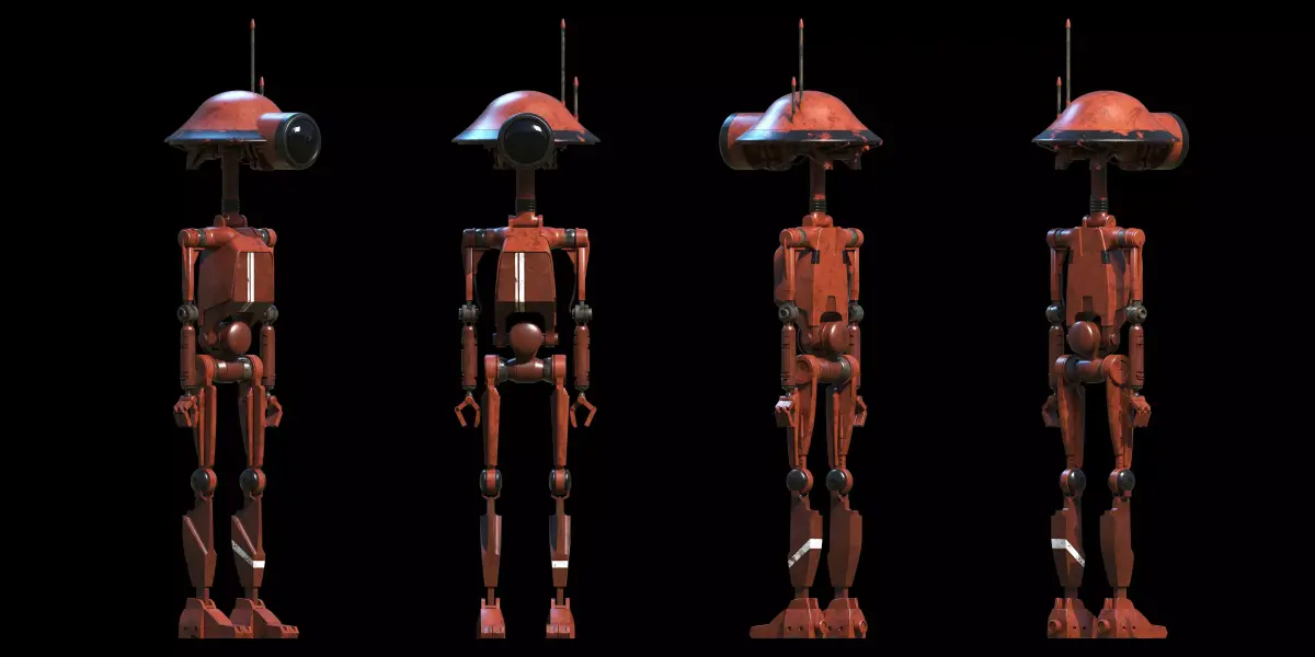 Pit Droid Star Wars  3D model