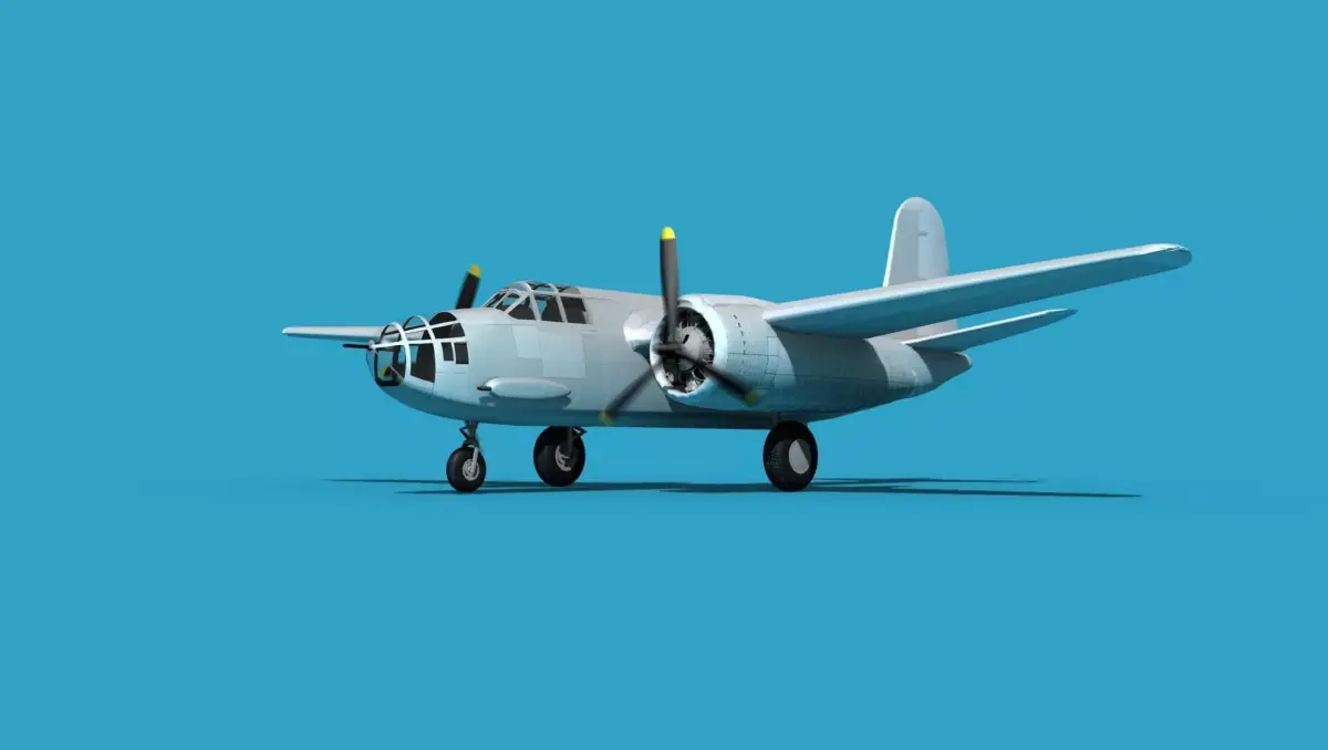Douglas A-20E Havoc V00 3D model
