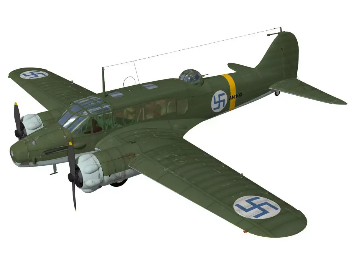 Avro Anson Mk1 early 3D model buy