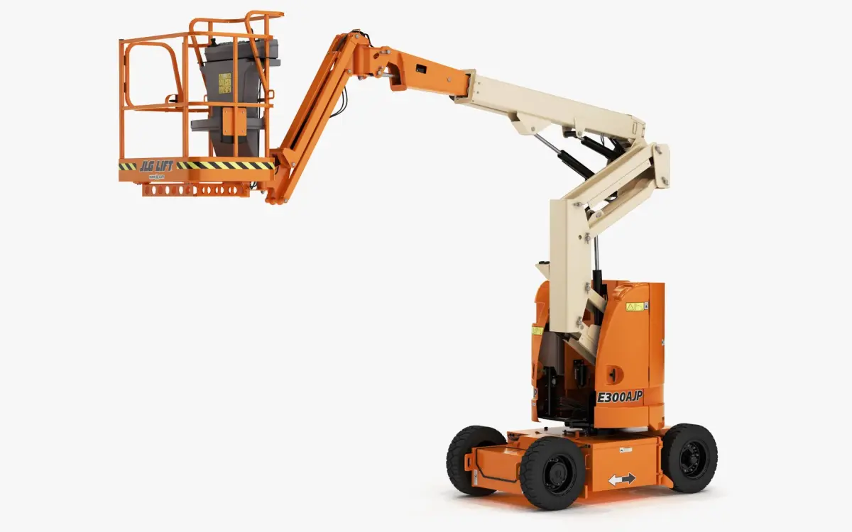 JLG E300AJP Articulating Boom Lift Rigged 3D model