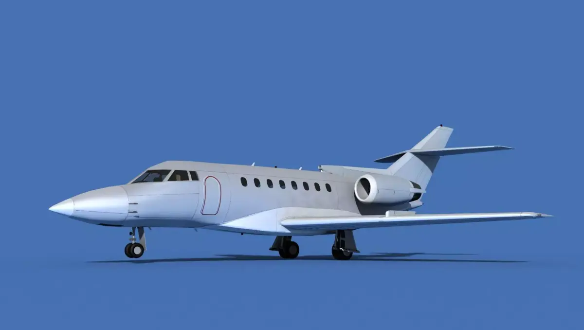 Hawker Siddley 1000 V00 3D model