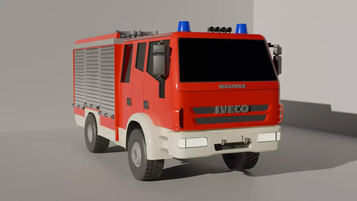 IVECO Magirus HLF20 3D model