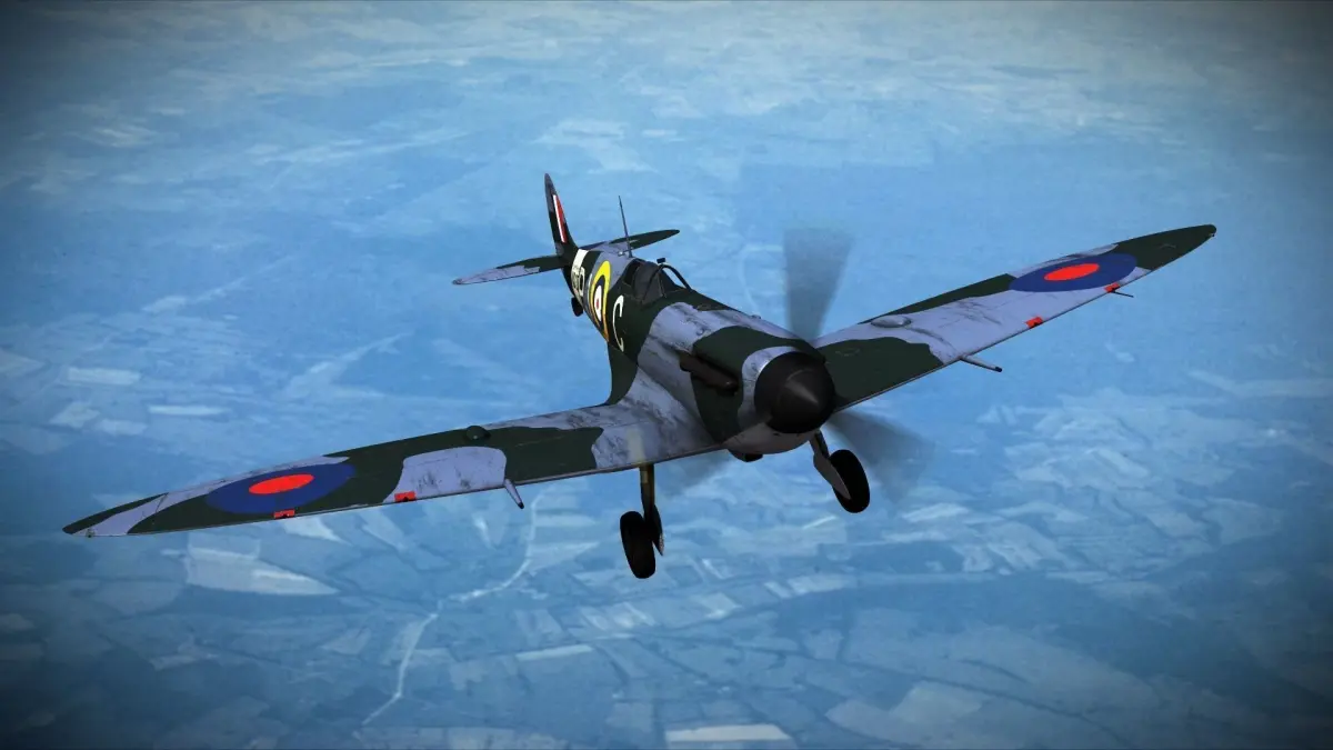 SPITFIRE MK VB 130th Squadron Low-poly 3D model