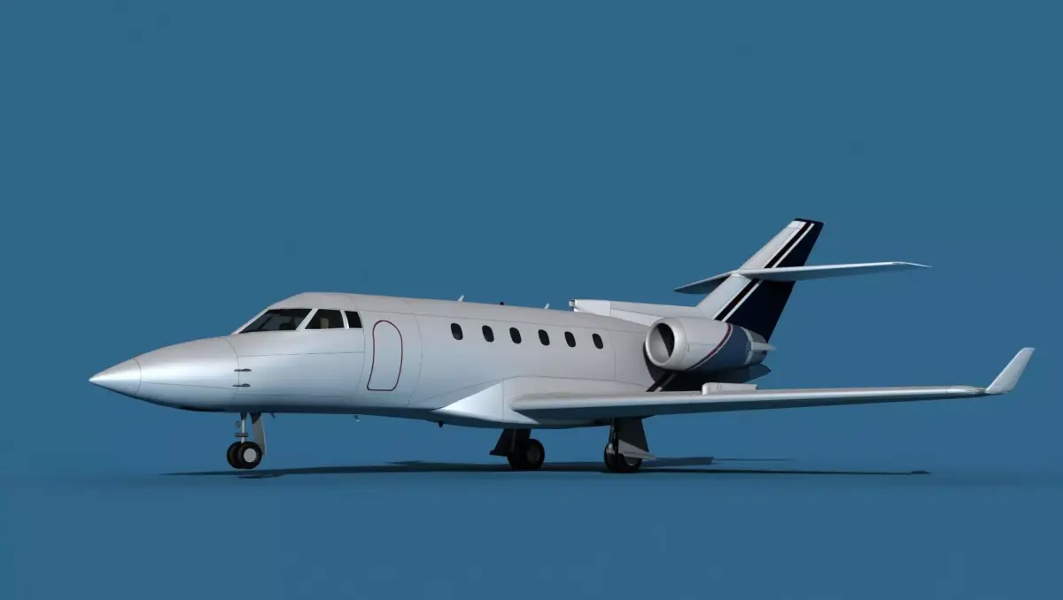Hawker Siddley 800SR V08 3D model
