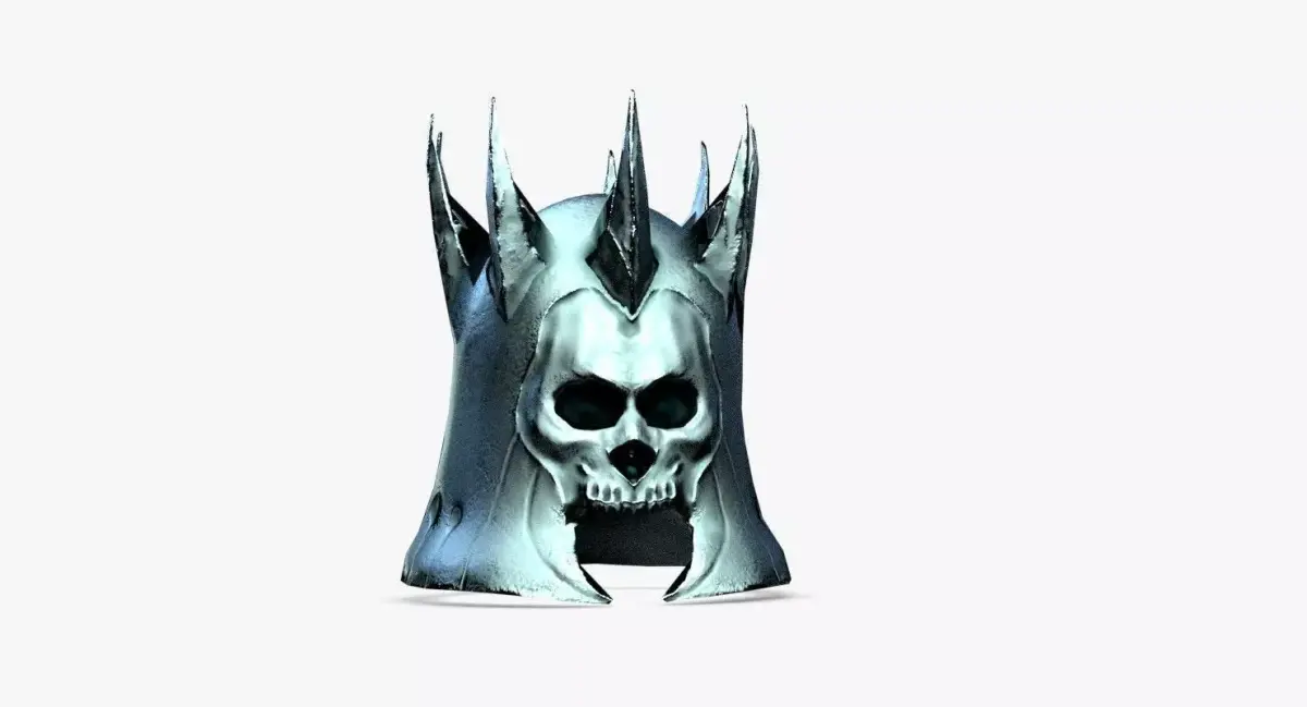 Helmet lord of rings skull Free low-poly 3D model