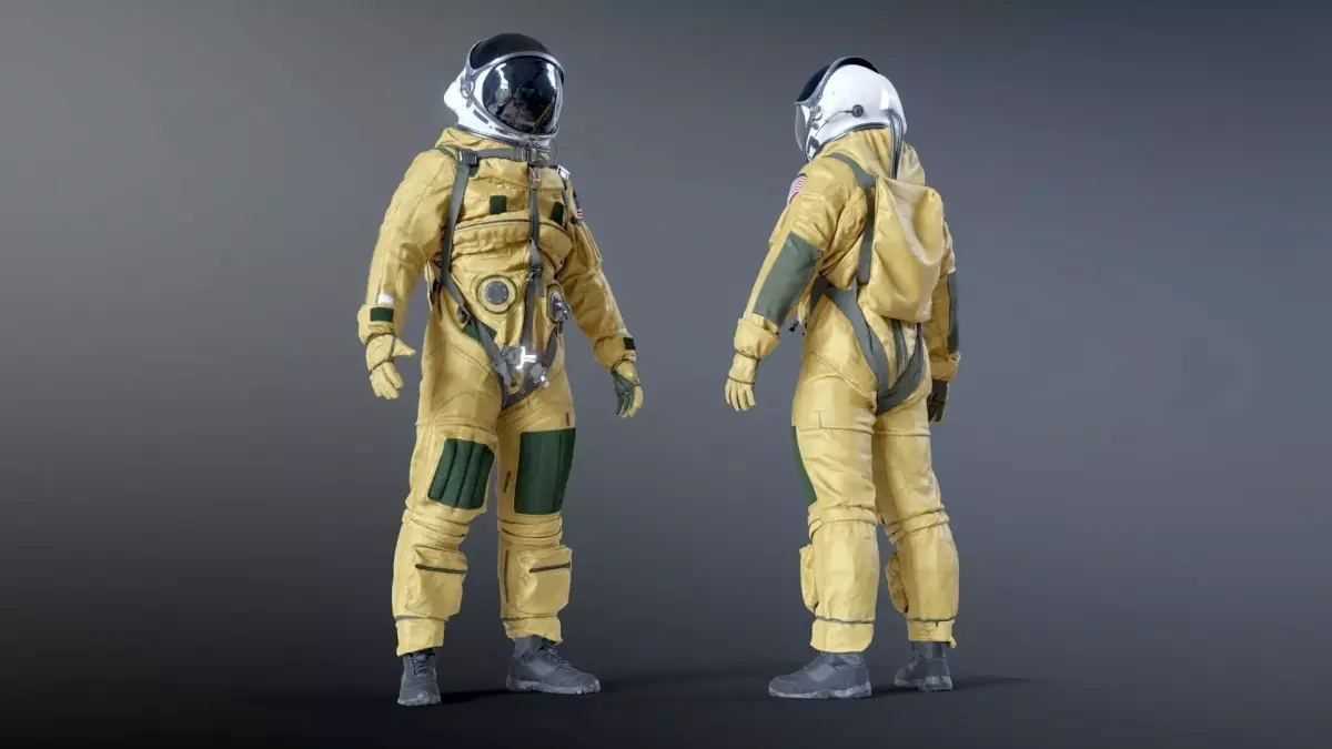 FLIGHT SUIT U2 Pilot 3D model