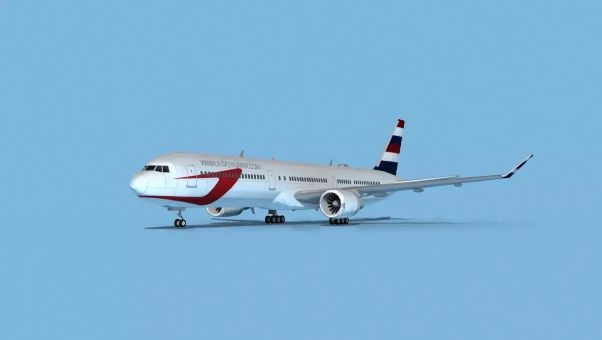 Boeing 767-400 Air Dynamic 3D model
