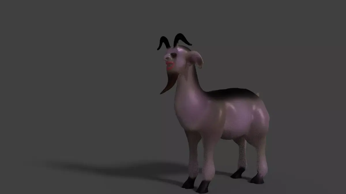 goat creature 3D model