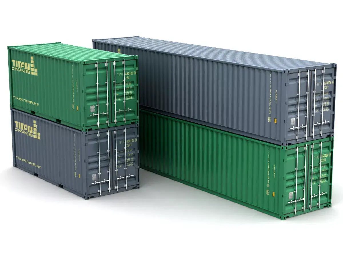 Shipping Containers TITAN 3D model