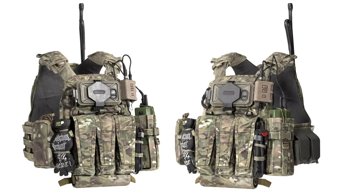 AVS PLATE CARRIER V2 Low-poly 3D model