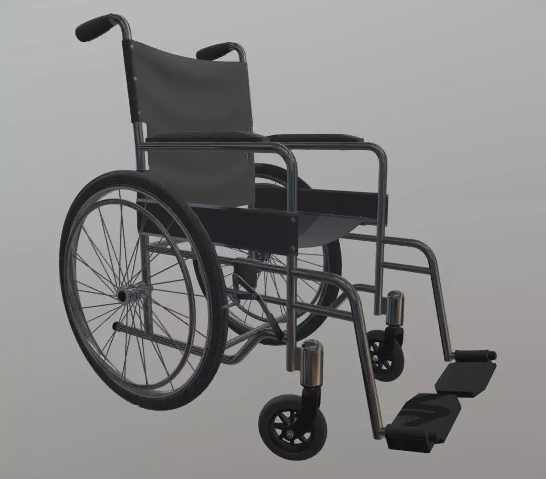 Wheelchair Premium Quality 3D model