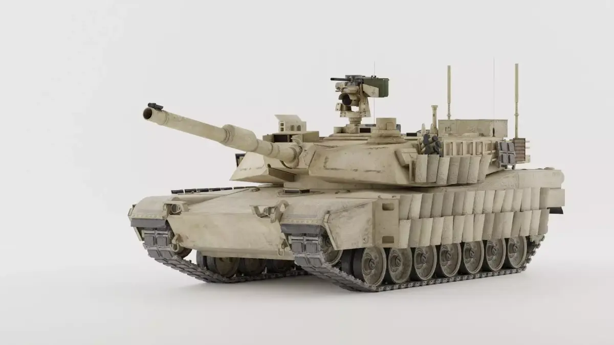 M1A2  Abrams 3D model