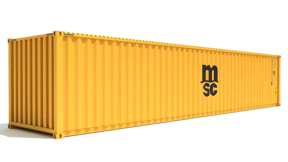 Shipping Container MSC 3D model