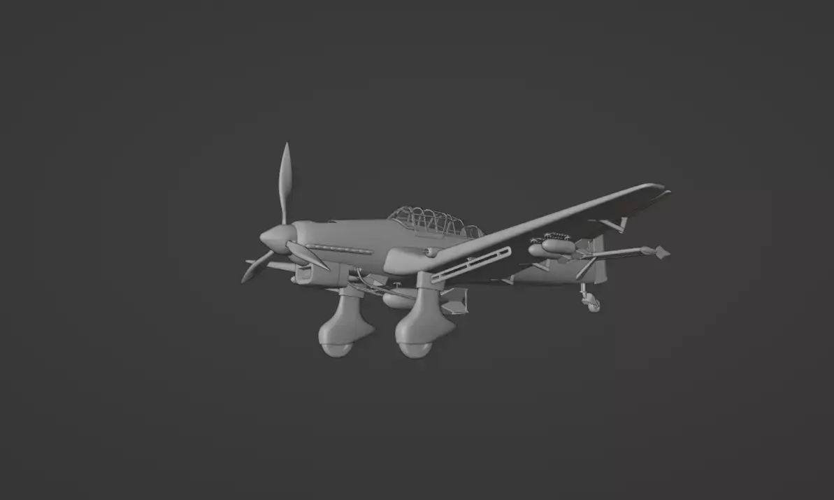 Stuka ju 87 3D model