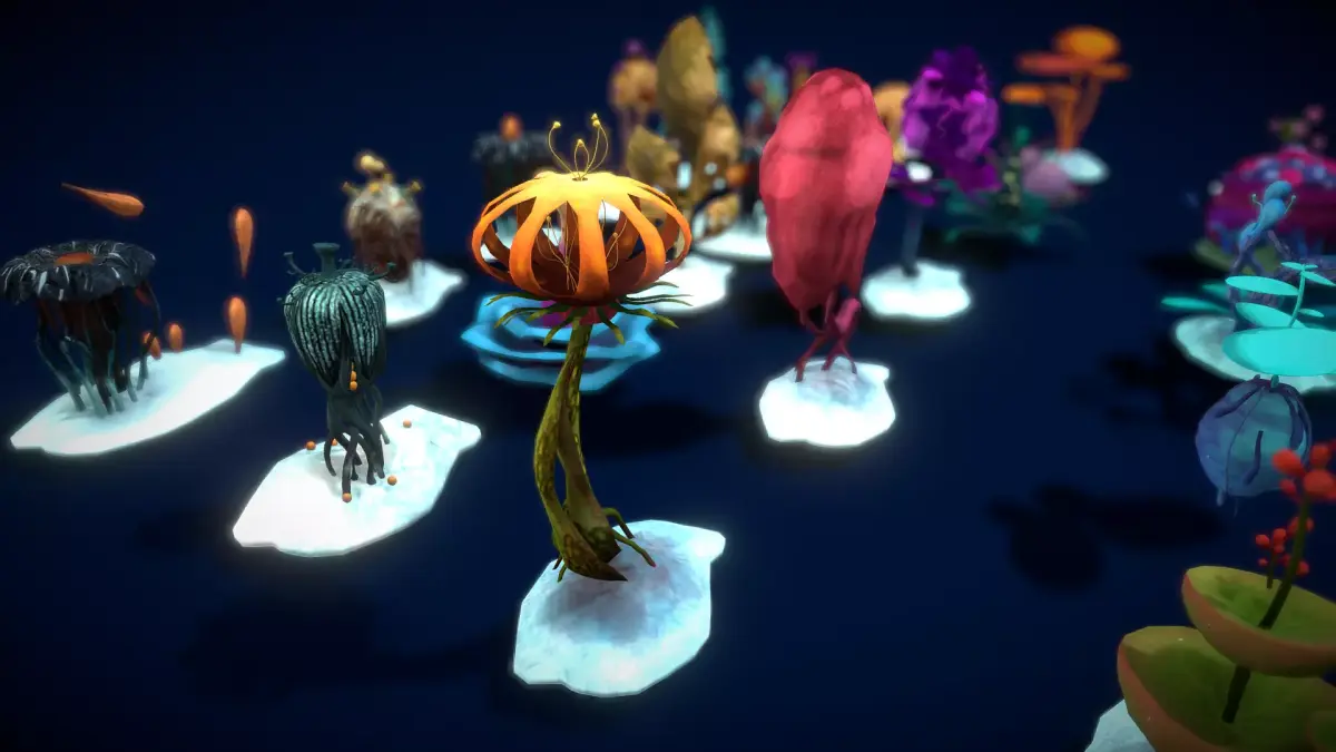 Cartoon Seaweed 12 Low-poly 3D model