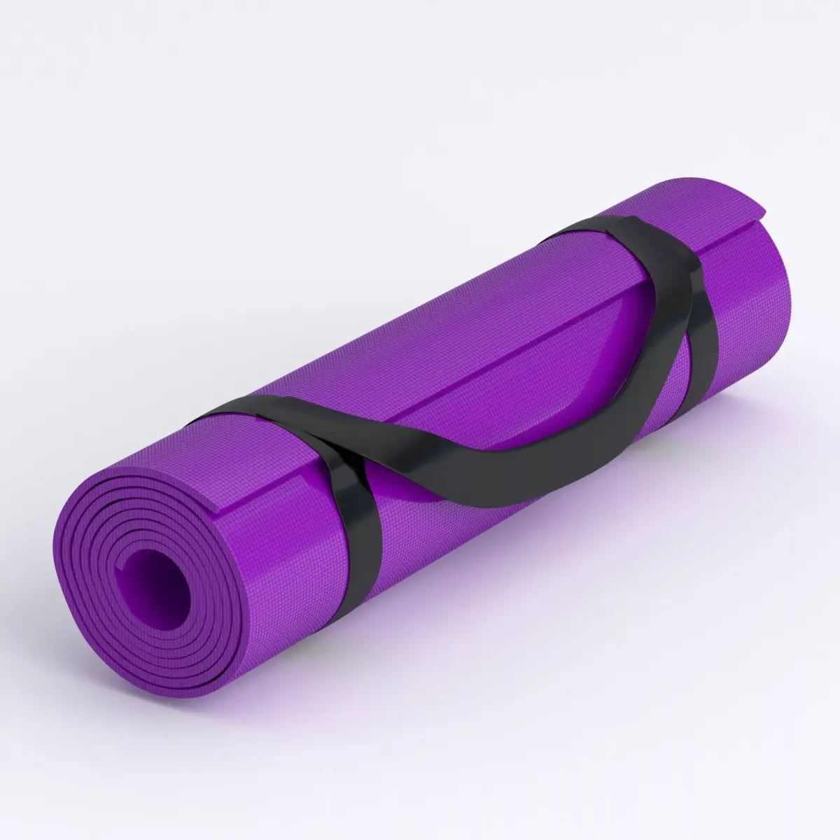 Yoga Mat purple 3D model