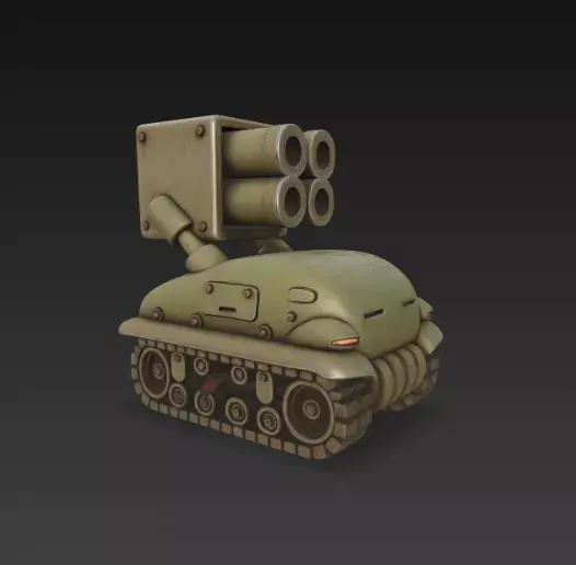 Metal Slug Missile Luncher 02 3D print model